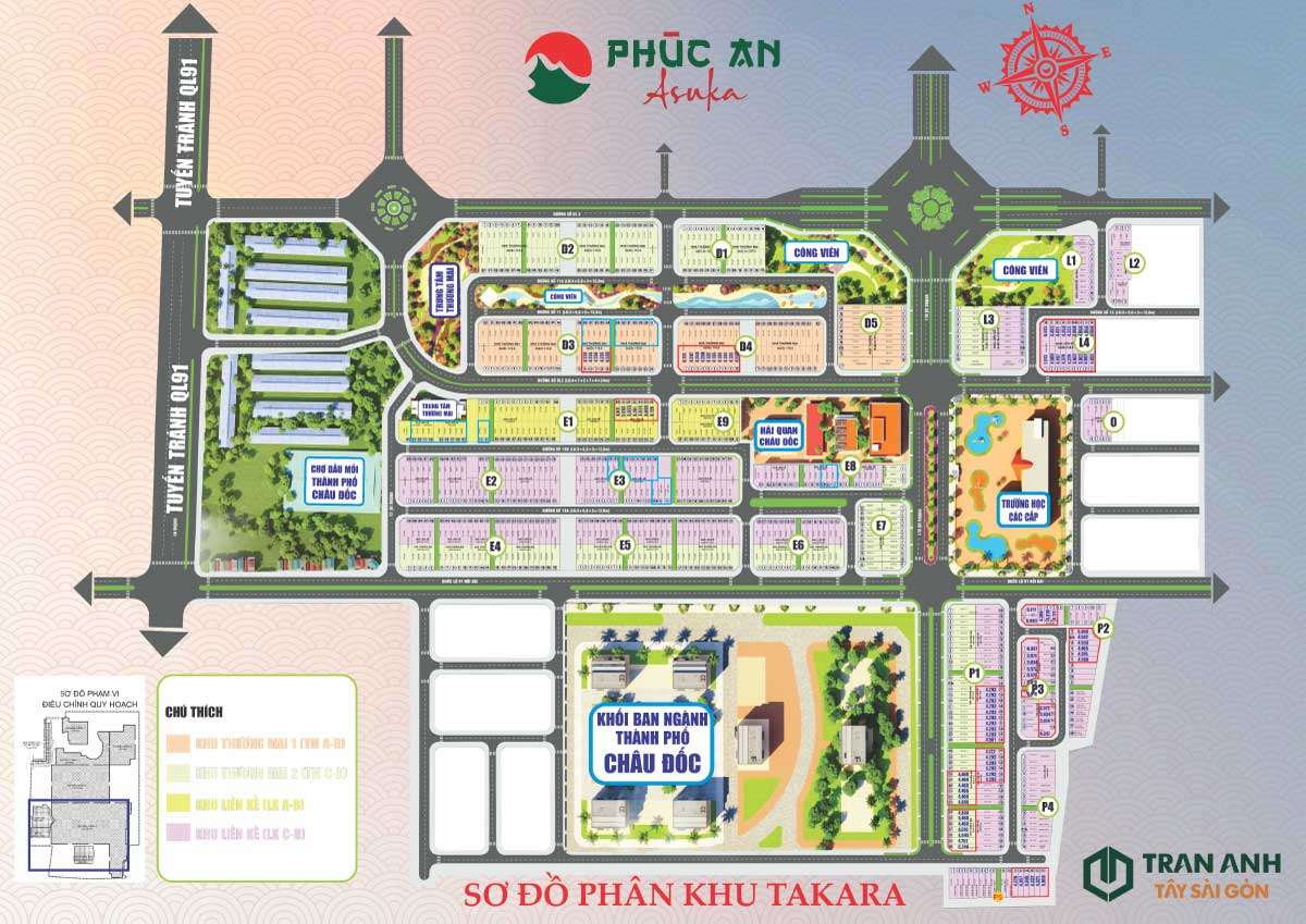 Mặt bằng đự án Phúc An Asuka