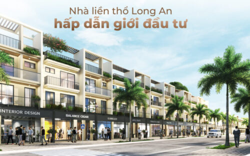 Nhà liền thổ Long An hấp dẫn giới đầu tư