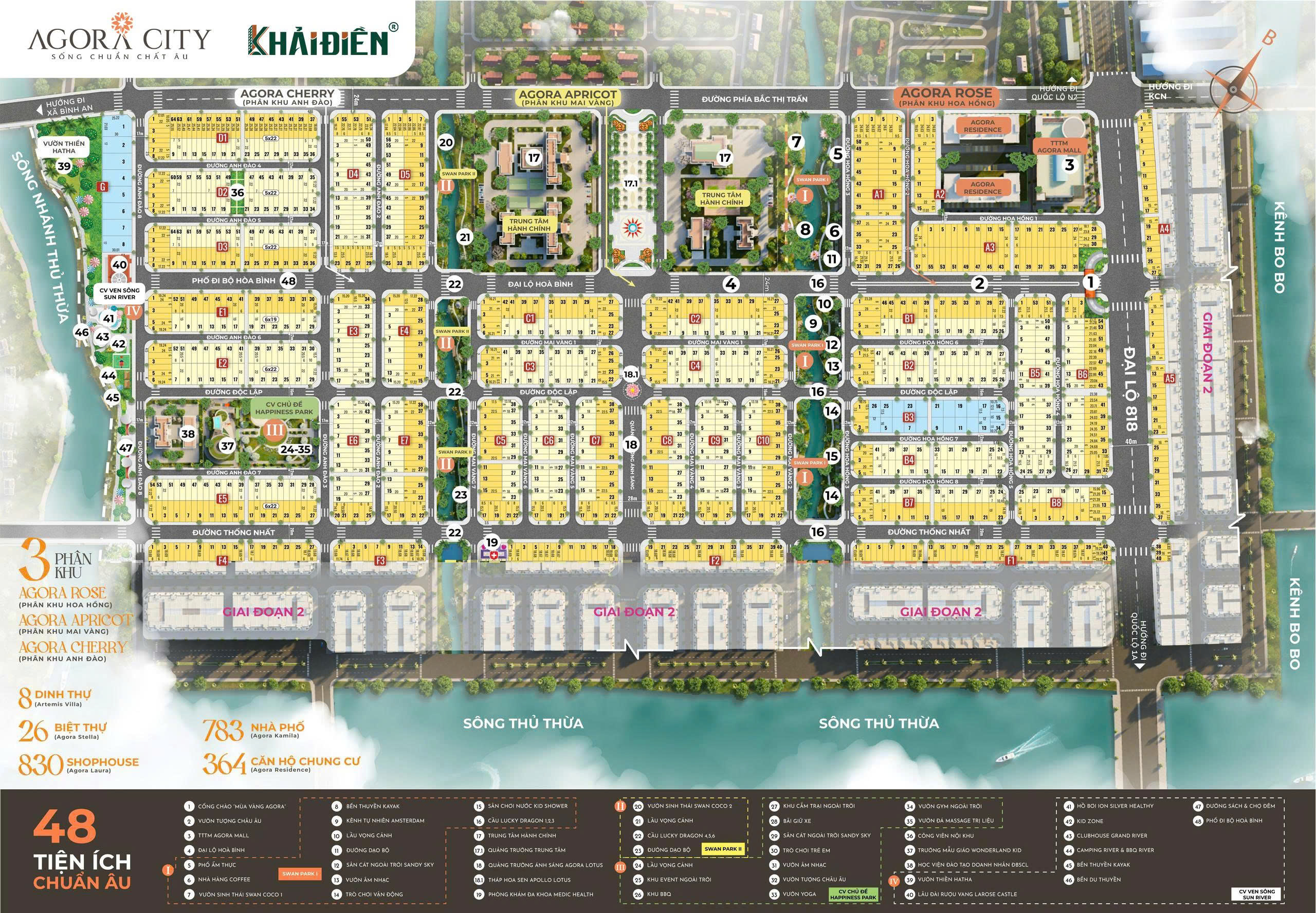 Mặt bằng Agora City