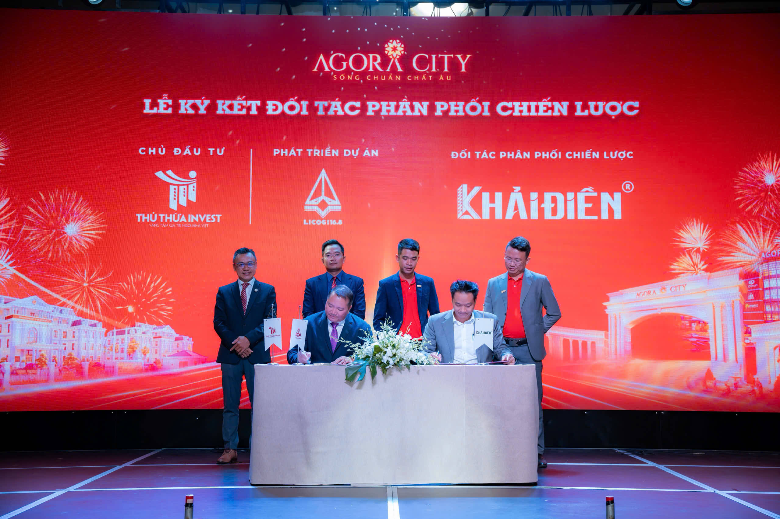 Lễ ký kết Khải Điền là đối tác phân phối chiến lược dự án Agora City 2