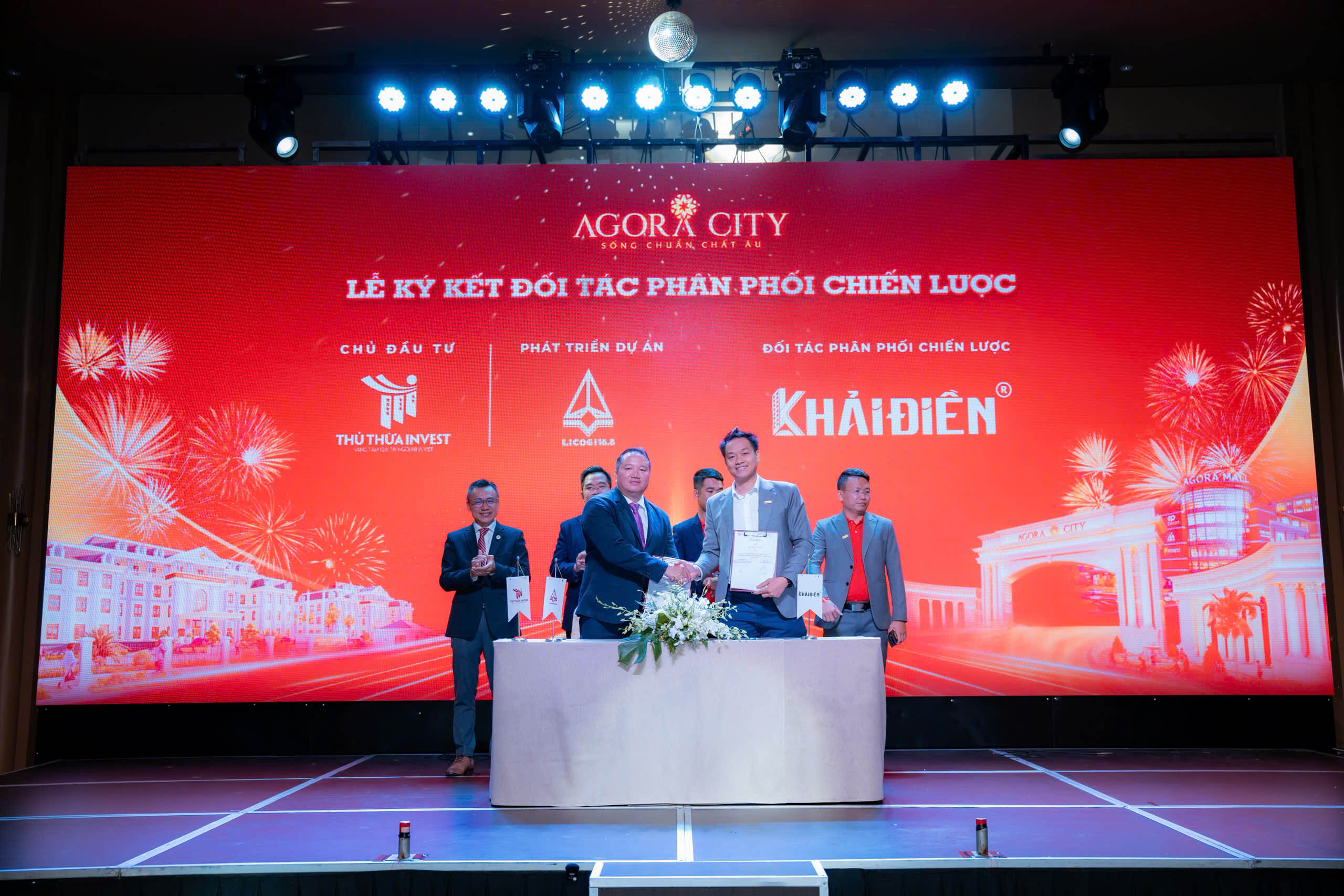 Lễ ký kết Khải Điền là đối tác phân phối chiến lược dự án Agora City 3