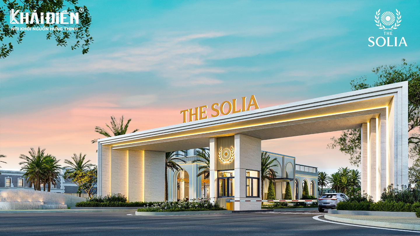 The Solia Bến Lức cổng chào