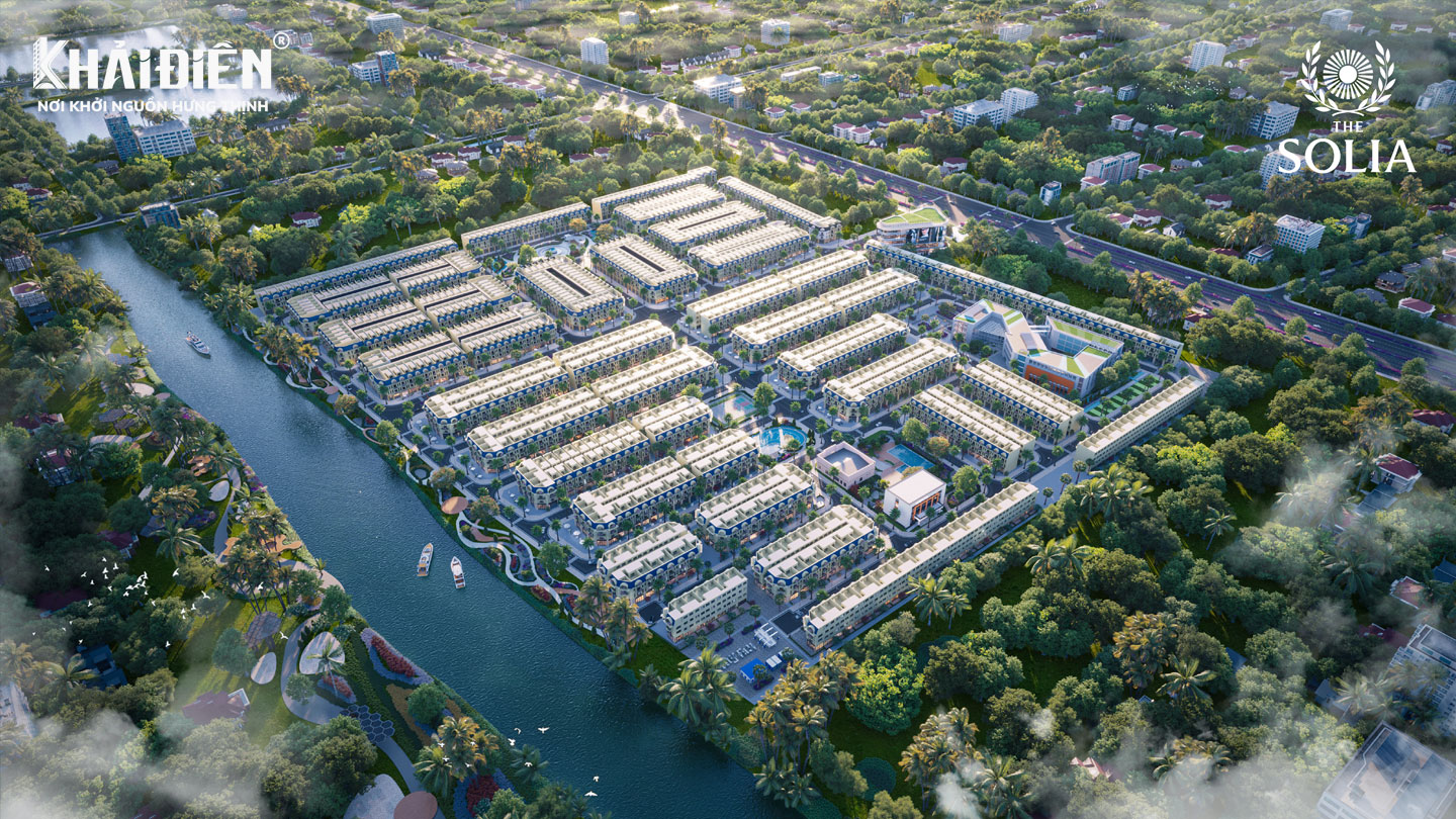 The Solia Bến Lức phối cảnh tổng thể