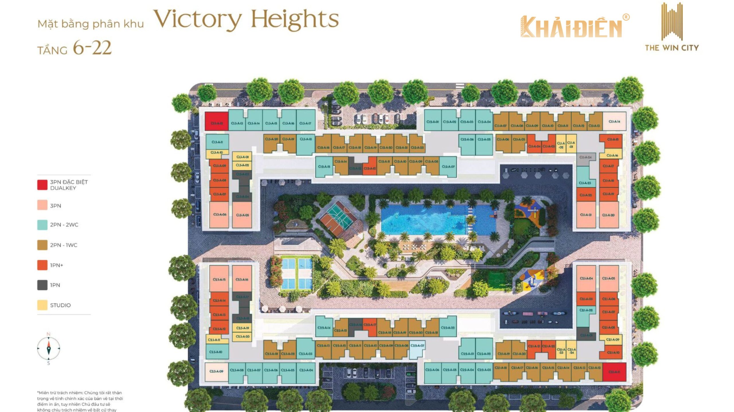 Mặt bằng The Win City