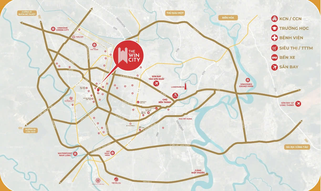 Vị trí The Win City