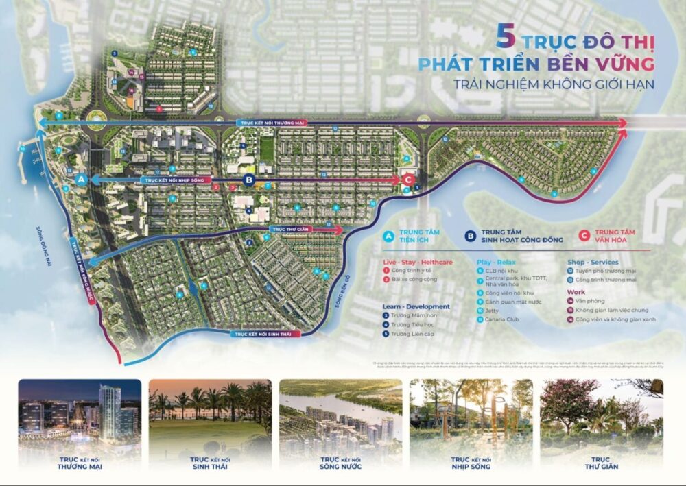 Izumi City kết nối 5 trục đô thị phát triển bền vững