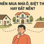 Nên mua nhà ở, biệt thự, hay đất nền