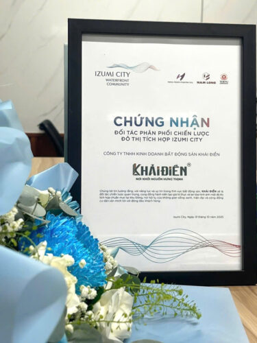 Khải Điền Group chính thức trở thành đối tác phân phối chiến lược Izumi City