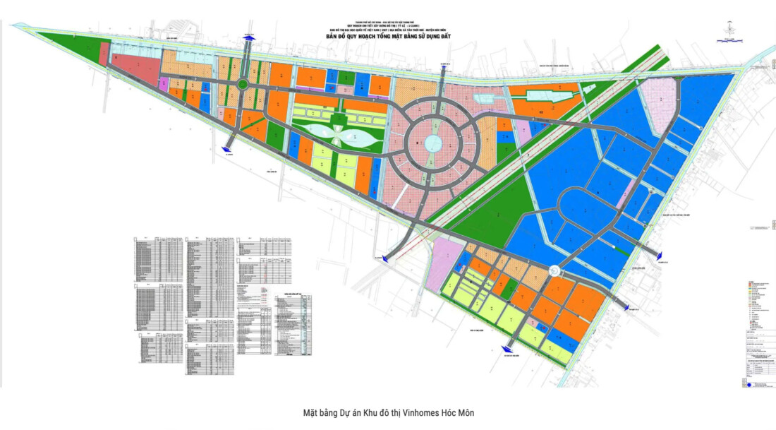 Hình vẽ mặt bằng dự án, dự kiến khởi công quý I/2026