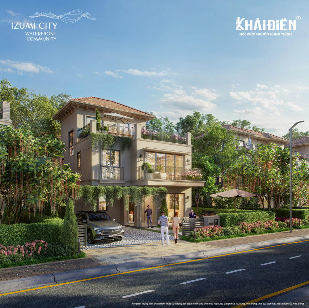 minh họa Nhà mẫu Izumi
