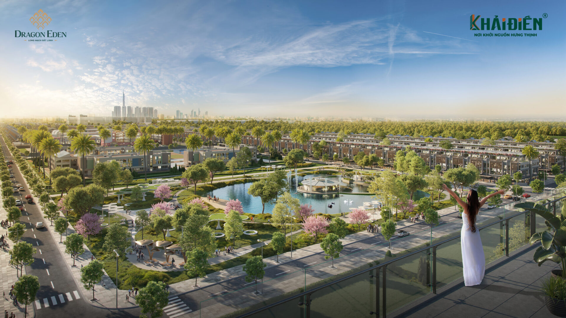 Phối cảnh công viên Dragon Eden