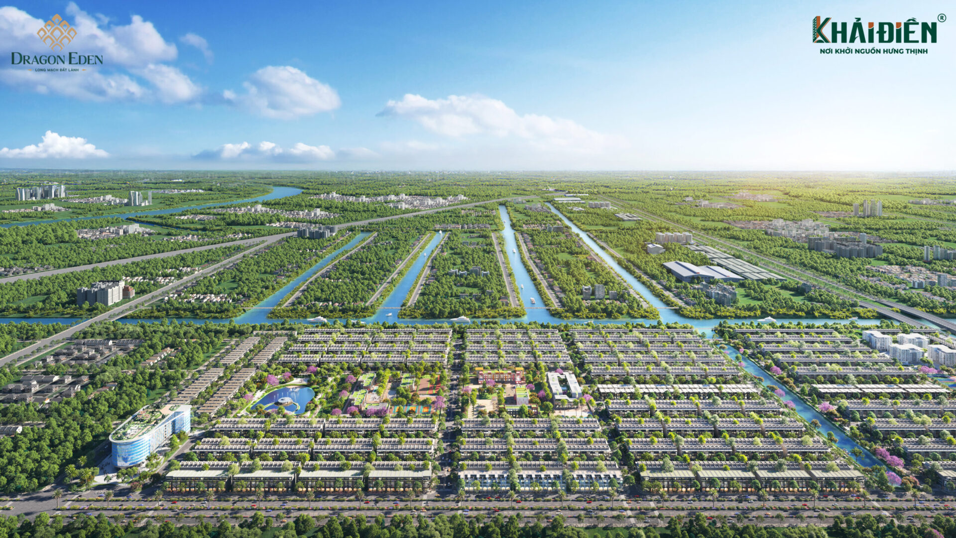 Phối cảnh Dragon Eden ban ngày