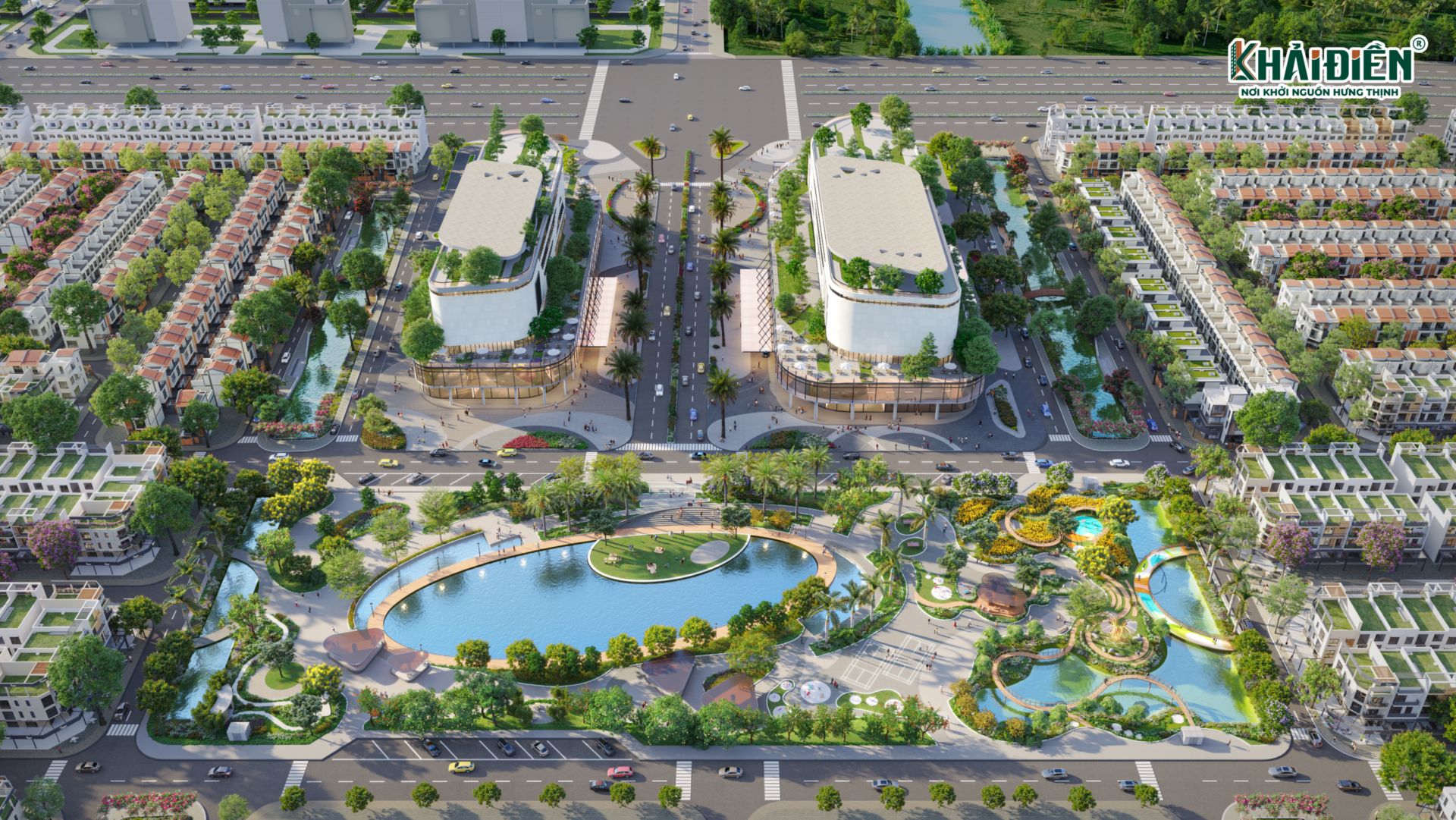 Top view trung tâm thương mại La Home 