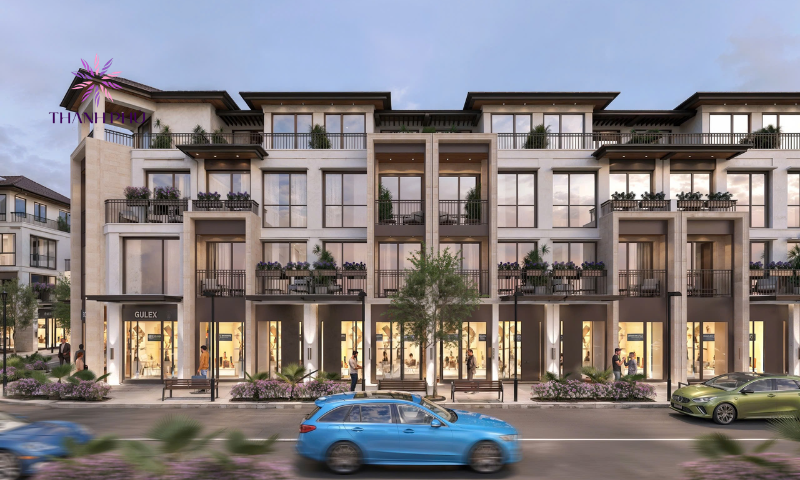 Dãy shophouse hiện đại tại Thanh Phú Centre Point