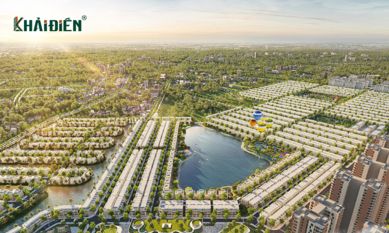 Toàn cảnh khu dự án Vinhomes Green City - Hậu Nghĩa Đức Hòa Long An
