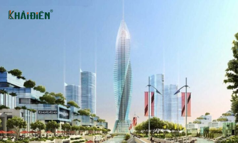 Trung tâm thương mại và tòa tháp biểu tượng tại Vinhomes Hóc Môn