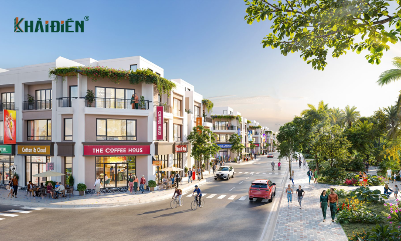 Khu shophouse thương mại sầm uất tại dự án Vinhomes Green City - Hậu Nghĩa Đức Hòa Long An