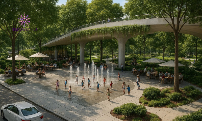 Công viên xanh Thanh Phú Centre Point