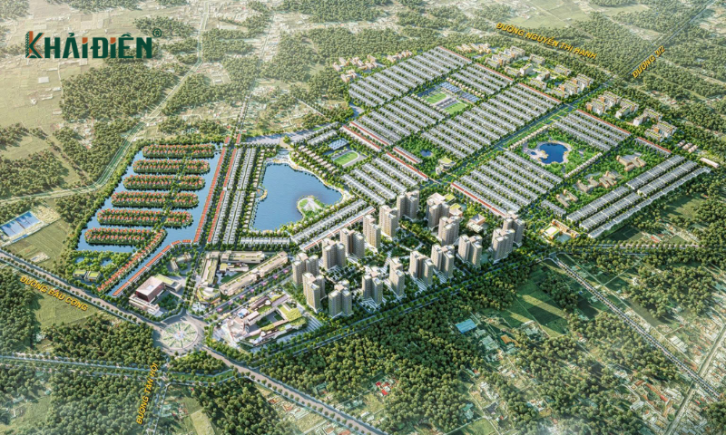 Toàn cảnh dự án Vin Hậu Nghĩa Đức Hòa Long An