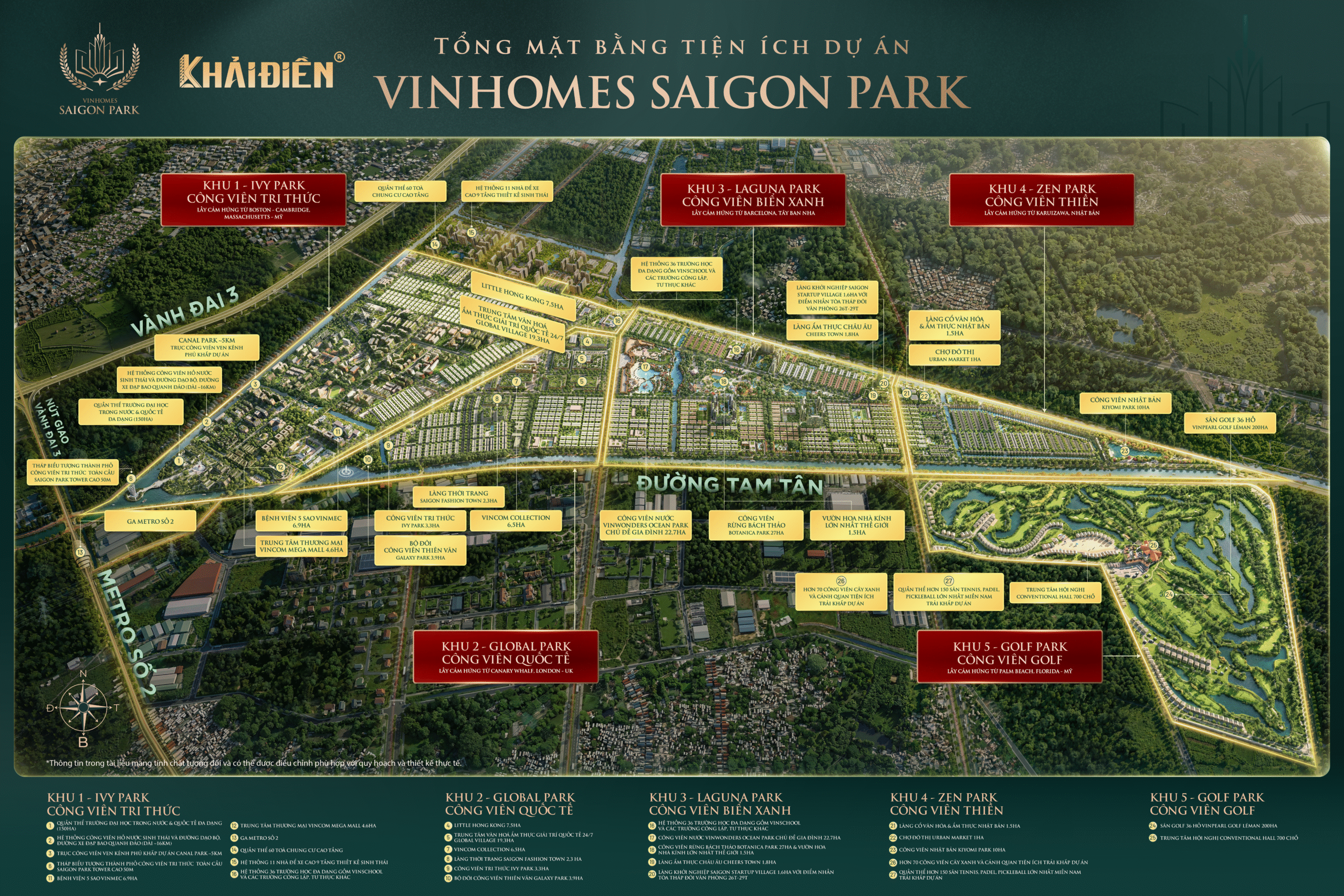 Mặt bằng Vinhomes Saigon Park