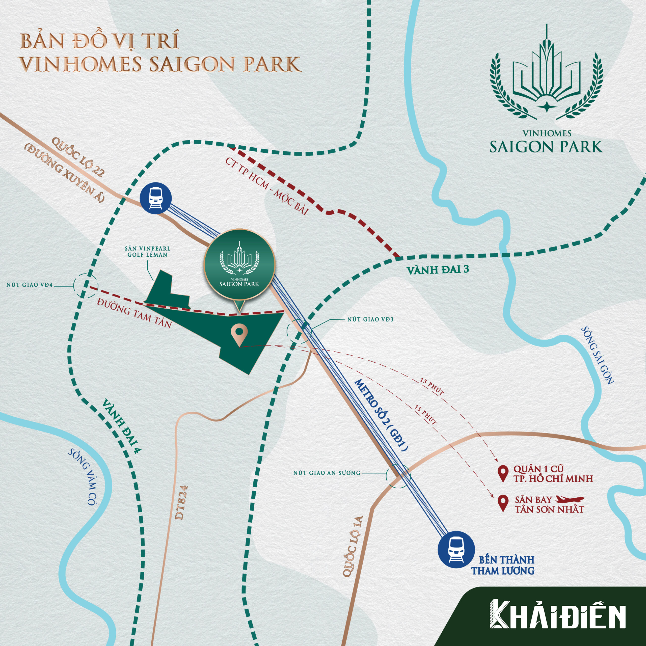 Vị trí Vinhomes Saigon Park