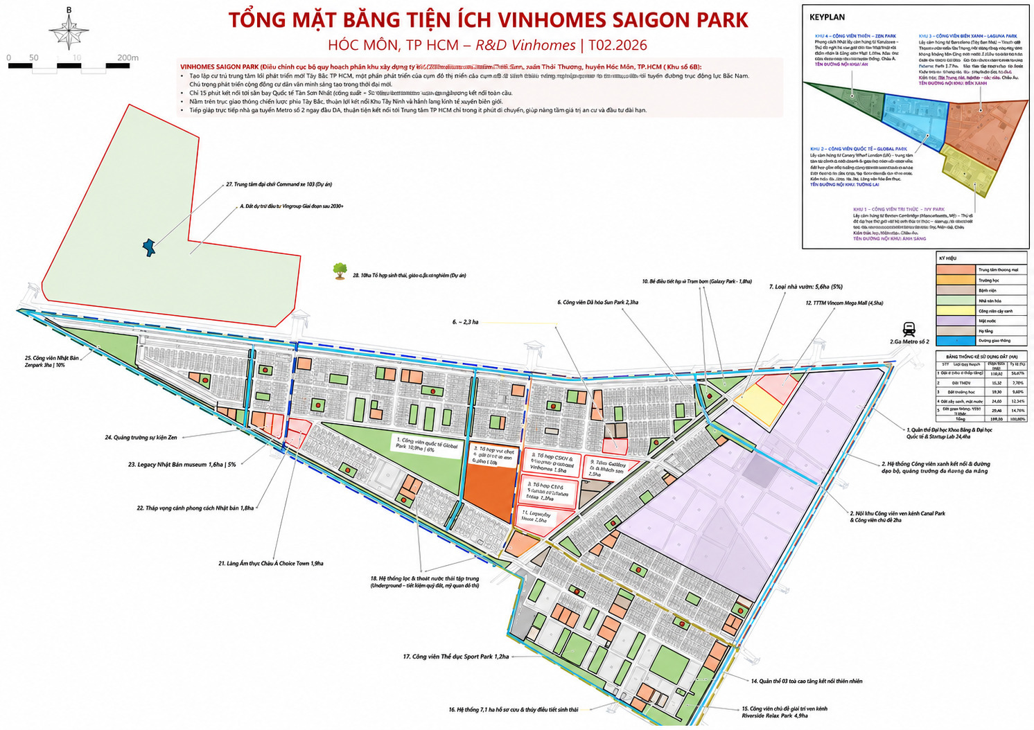 Mặt bằng Vinhomes Saigon Park