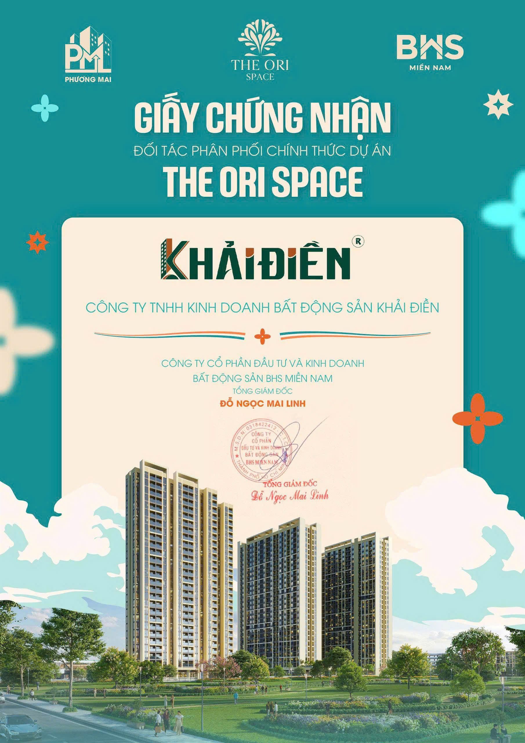 Chứng nhận phân phối The Ori Space